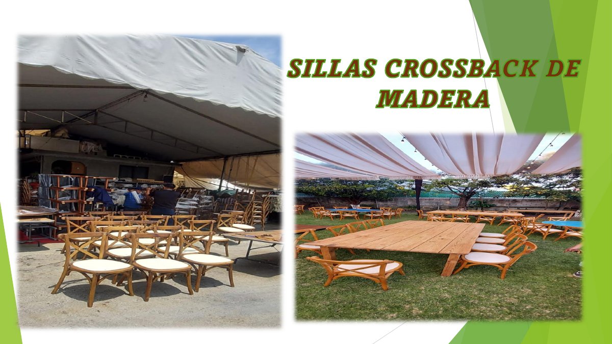 Sillas Crossback: fotografías y montajes del catálogo, página 18