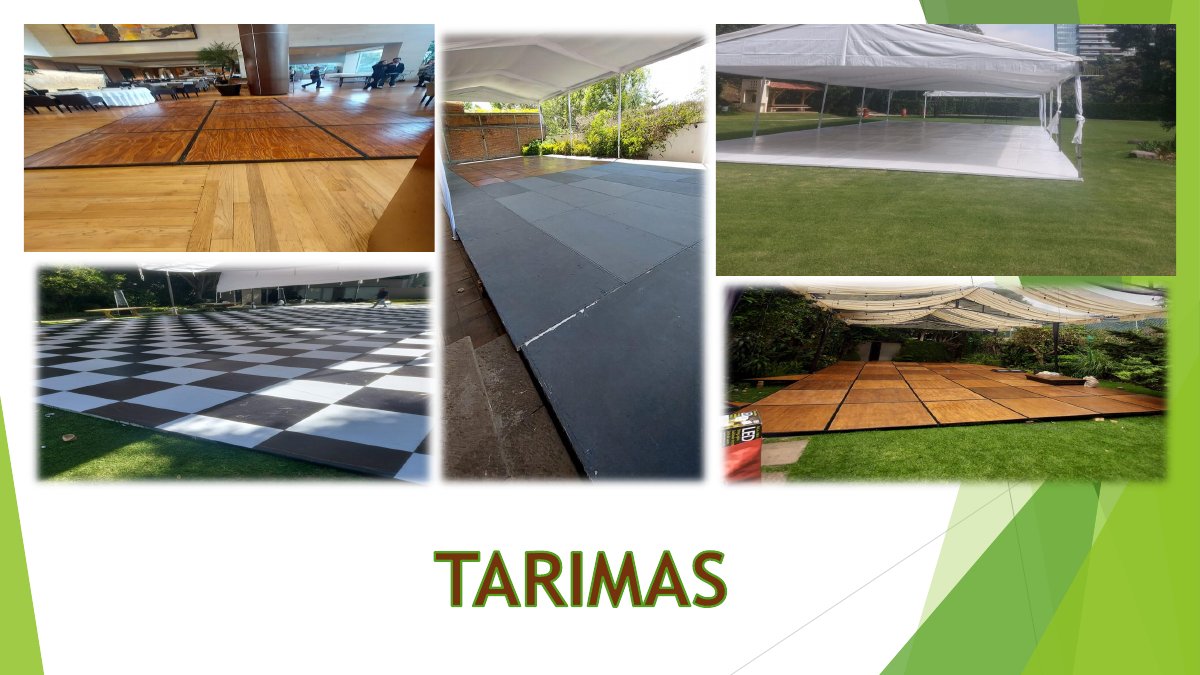 Tarimas: fotografías y montajes del catálogo, página 35